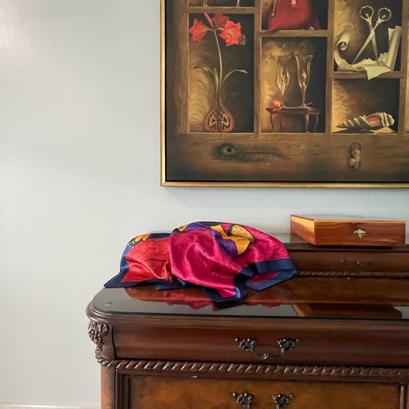 EUC PALOMA PICASSO Vintage Scarf - Picture 14 of 14